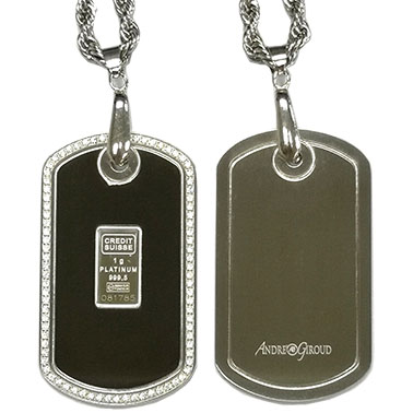 QS36060 Dog tag pendant