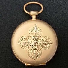 SN2973  925 Silver pocket watch